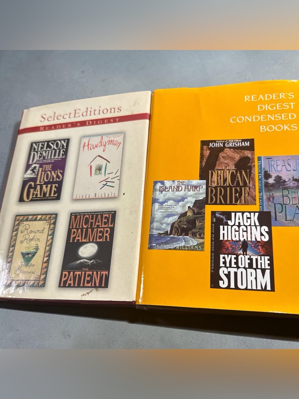Vintage Reader's Digest Hardcover Book Set 1992 Condensed Books & 2000 Select Ed